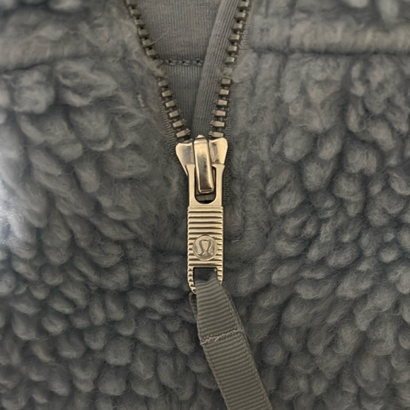 Cozy Light Blue lululemon Sherpa Pullover - Picture 4 of 7